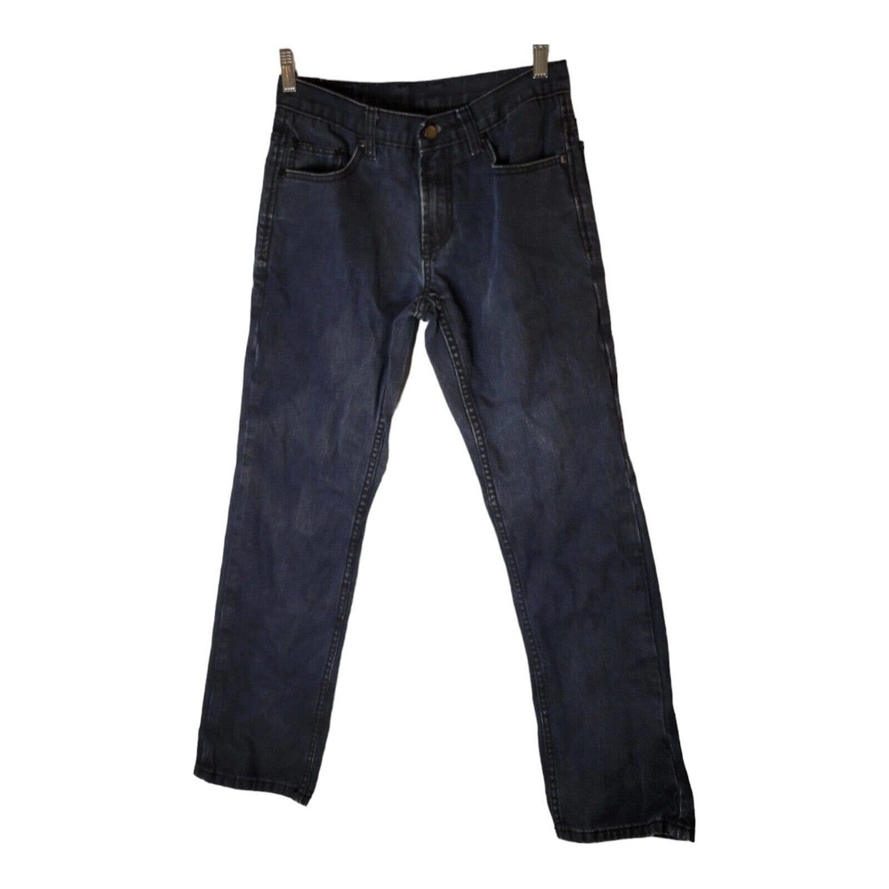 Comune Men's Jeans Size‎ 30 X 30 Black Straight Leg Jeff Lenoce